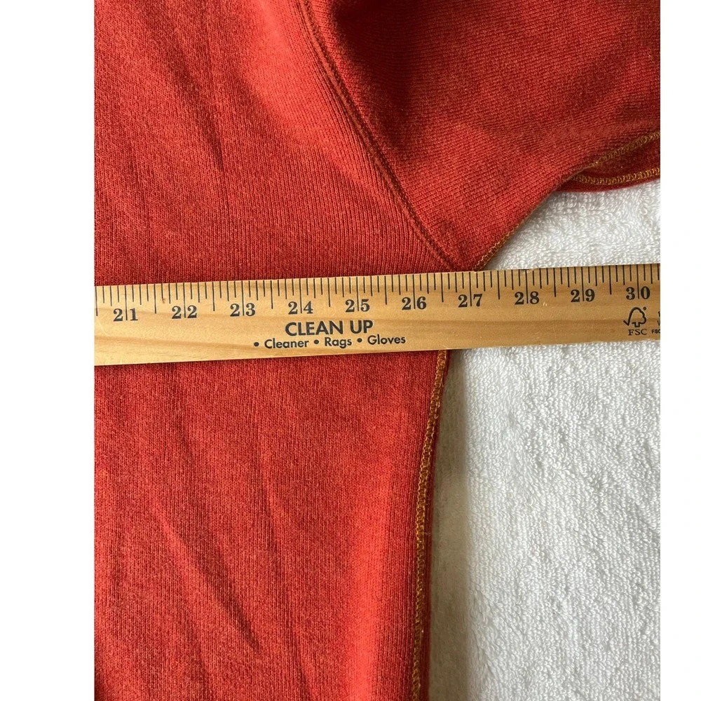 Tommy Bahama Men's Orange V-Neck Long Sleeve‎ Cotton Sweater Size L Fall